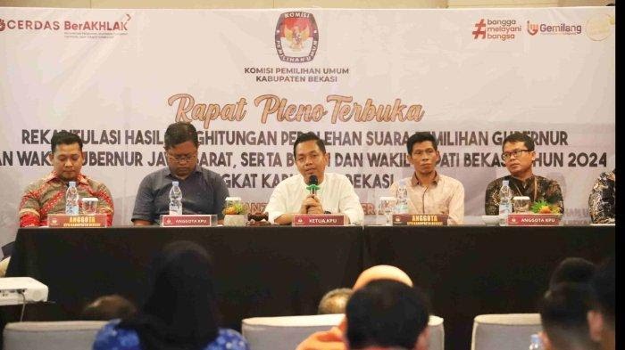 Komisi-Pemilihan-Umum-KPU-Kabupaten-Bekasi-memulai-Rapat-Pleno-Terbuka